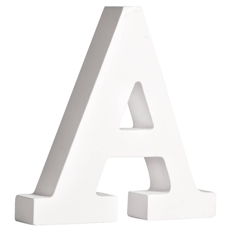 dam Steil Bij elkaar passen MDF letters wit 11cm | Rayher
