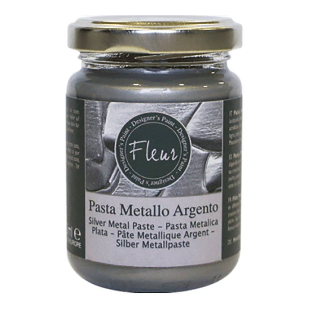 Metallic pasta 130ml silver Fleur