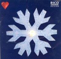 Kerstsnoer 6780 sneeuwvlok | Rico design