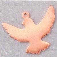 Koperplaatje dove of peace | Efco
