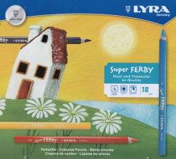 Super ferby potloden blik 18 st | Lyra