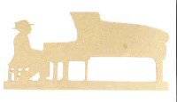 Mdf ornament 7488-03 piano | Rico