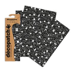 decopatch  papier 772 katten zwart 3vel