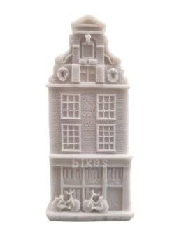 Blanco huisje 8,5cm bikestore