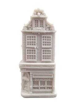 Blanco huisje 8,5cm jeweller