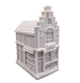 Blanco huisje 8,5cm klompen