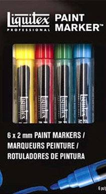 Paint marker set 6 x 2mm | Liquitex