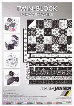 Twin block zwart/wit 380.240 | Marpa jansen