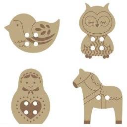 artemio houten knopen 14001709 diversen