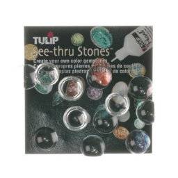 See-thru stones rond glad | Tulip
