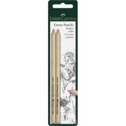 Set eraser pencils 2st 185698 | Faber castell