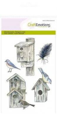 Clearstamps 1074 bird houses | Craftemotions
