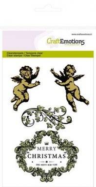 Clearstamps 1054 angel ornament | Craftemotions