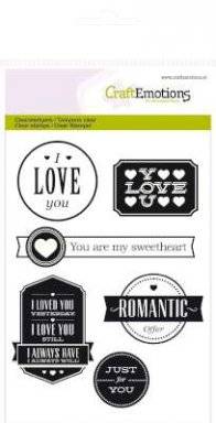 Clearstamps 1123 love lyrics | Craftemotions