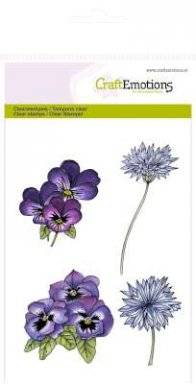 Clearstamps 1092 violets | Craftemotions