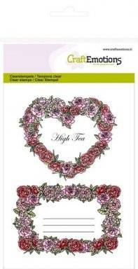 Clearstamps 1064 roses labels | Craftemotions