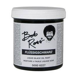 Liquid black oilpaint 250ml | Bob Ross