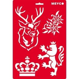 A4 sjabloon deer & lion 66048 | Meyco