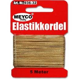 Elastisch koord goud 936-32 | Meyco