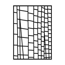 Stencil ladder 5x7 | Gelli arts 