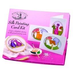 Silk painting card kit | House of crafts