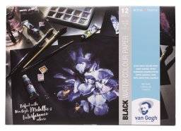 Gogh black aquarelblok A4 | Talens