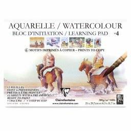 Aquarel kleurblok A4 nr.4 | Clairefontaine