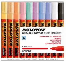 Markerset 227HS 10dlg pastel | Molotow