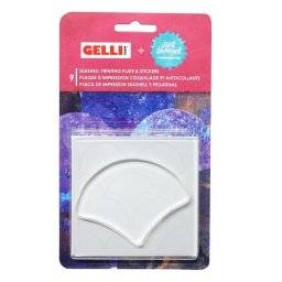 Gelli plate seashell | Gelli arts