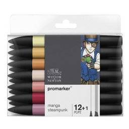 Promarkerset 12+1 manga steam | Winsor & newton