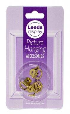 4 brass D rings PHA03 | Leeds