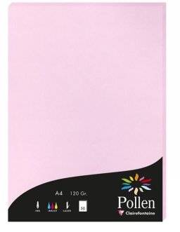 Pollen papier A4 120 gr. 50 vel | Clairefontaine