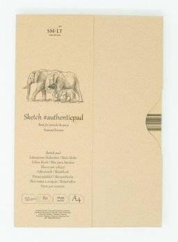 Sketch boek authentic kraft | Smlt