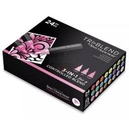 Triblend markers box 24 kleuren | Spectrum noir