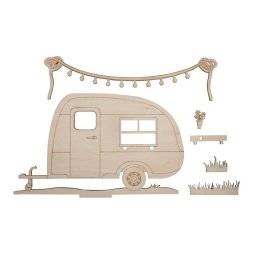 Houtmotief caravan 423 | Rayher 