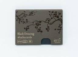 Black drawing haikucards klein | Smlt