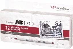 ABT pro markerset 12 grey | Tombow