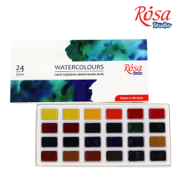 Watercolour set 24 kleur 340324 | Rosa studio