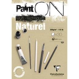 Paint-on papier blok A5 naturel | Clairefontaine