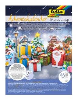 Adventkalender winterlandschap | Folia