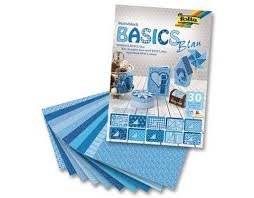 Basics papierblok blauw 46449 | Folia