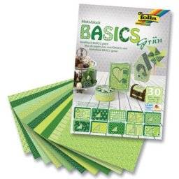 Basics papierblok groen 46549 | Folia