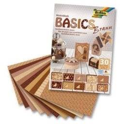 Basics papierblok bruin 46649 | Folia