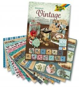 Papierblok motief vintage | Folia