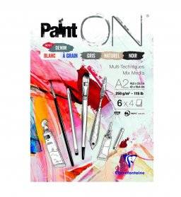 Paint-on mix media blok A2 | Clairefontaine