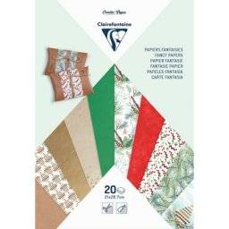 Knutsel papierblok x-mas 95630 | Clairefontaine