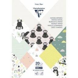 Motiefpapier blok sloth 95266 | Clairefontaine