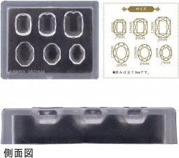 Jewel mold mini ML09 square&oval | Padico