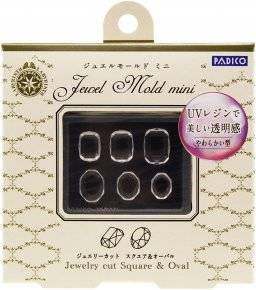 Jewel mold mini ML09 square&oval | Padico