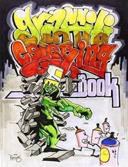 Graffiti coloring book
